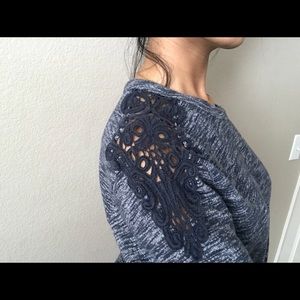 Navy Blue Hollister Sweatshirt